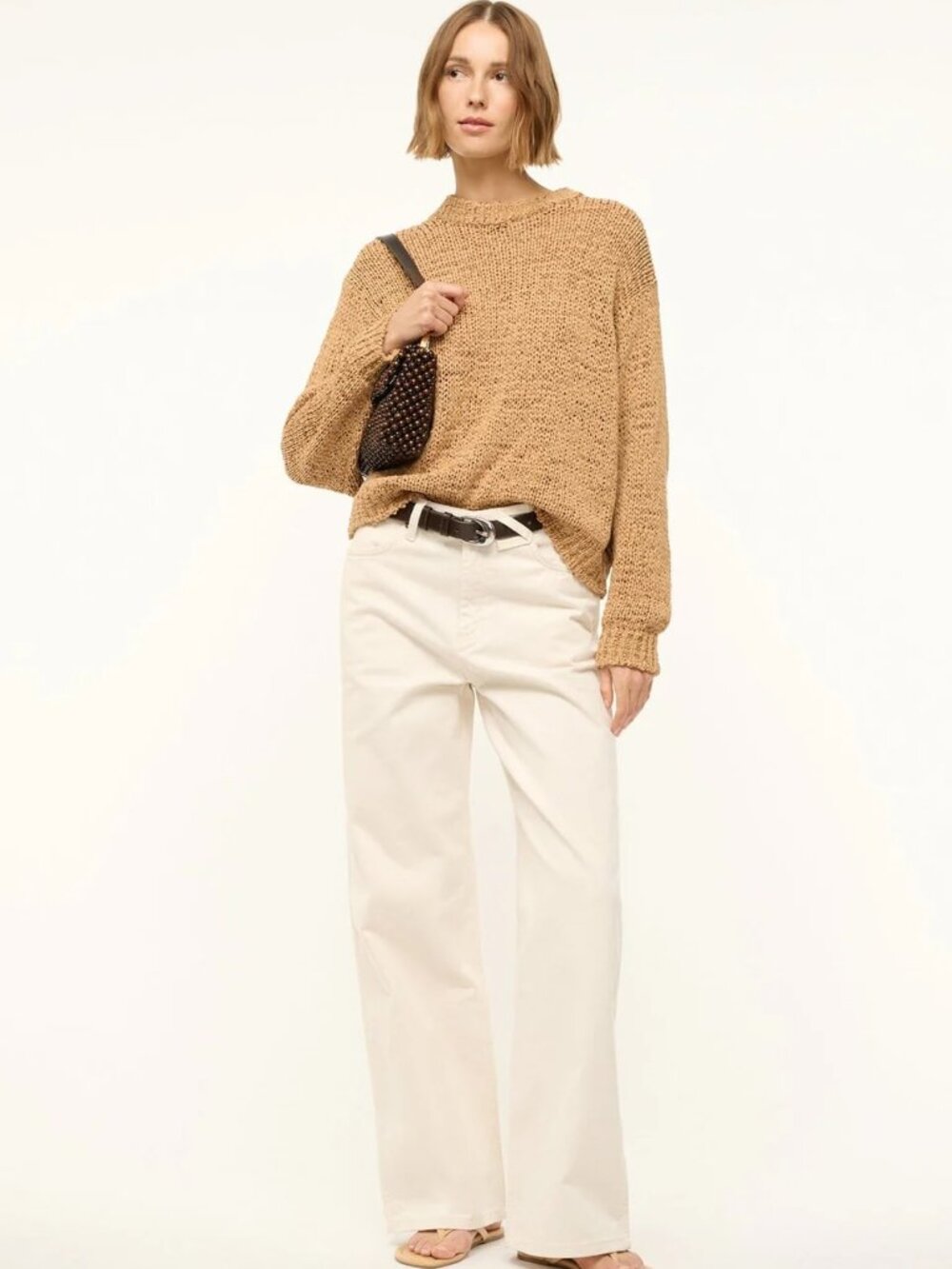 Staud Timmy Shoulder Bag in Dark Brown - Picture 8 of 13